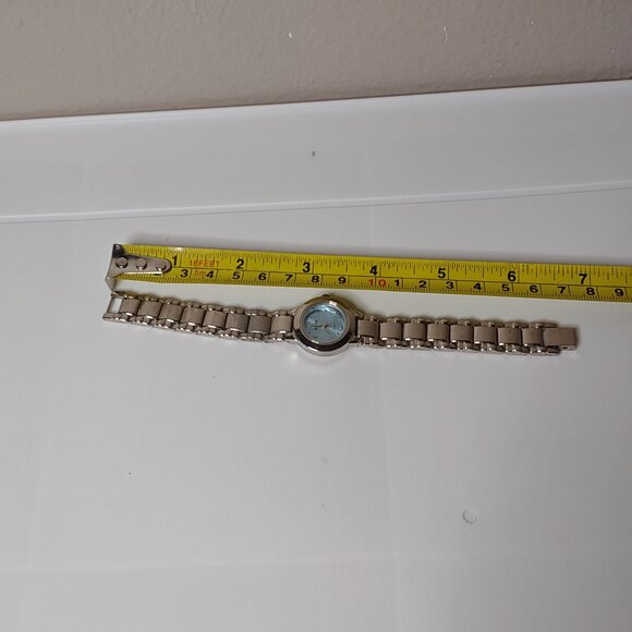 Silver Tone LTD Watch With Blue Dial - Picture 12 of 14